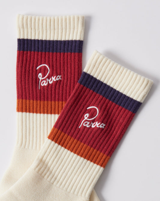 Script logo crew socks