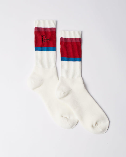 Signature striped crew socks