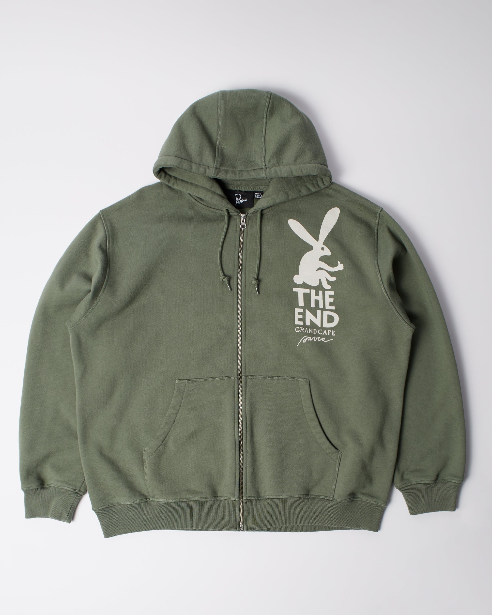 End the bunny zip hooded sweatshirt – by Parra EU