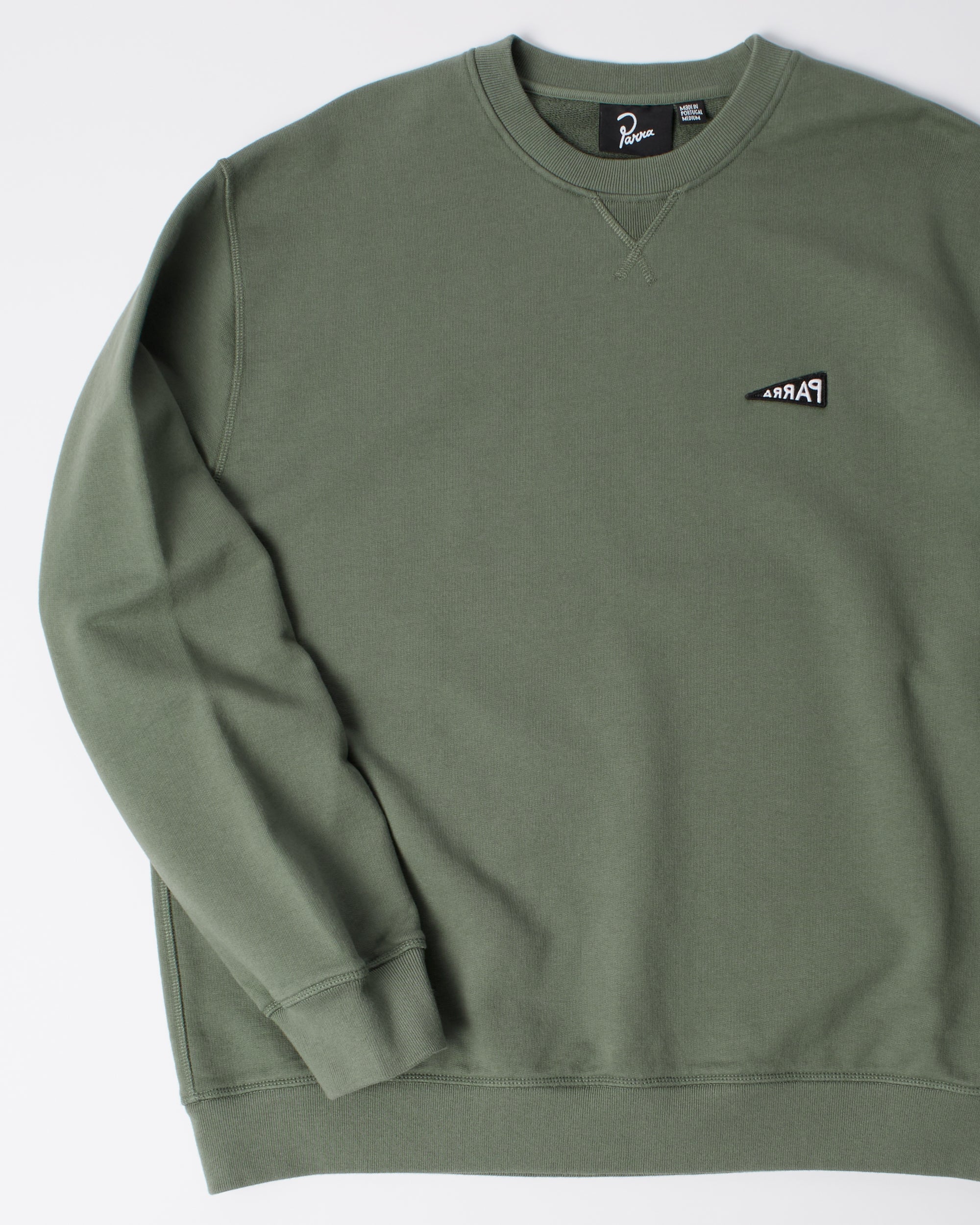 Flag logo crew neck sweatshirt – by Parra EU