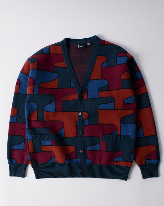 Canyons all over knitted cardigan