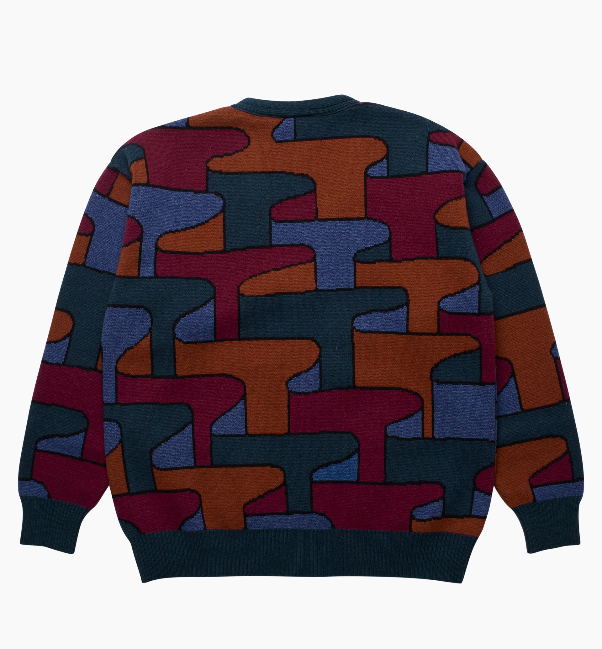 Parra - canyons all over knitted cardigan