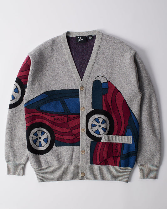 No parking knitted cardigan