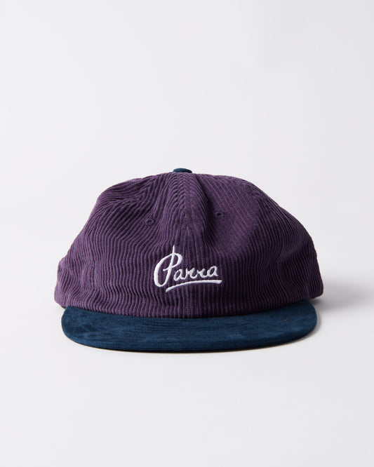 Painters script corduroy 6 panel hat