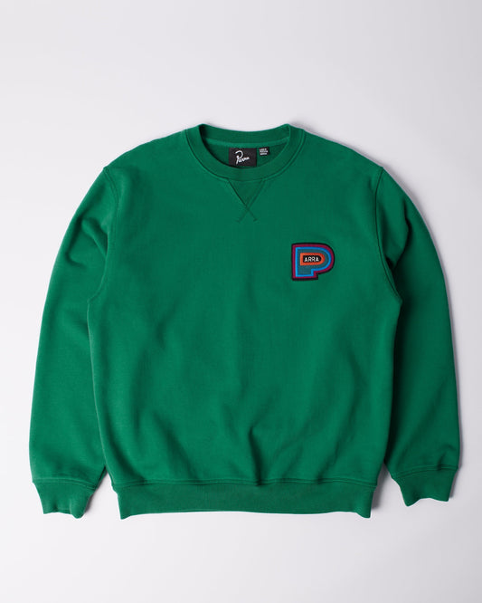 Repeat pea crew neck sweatshirt