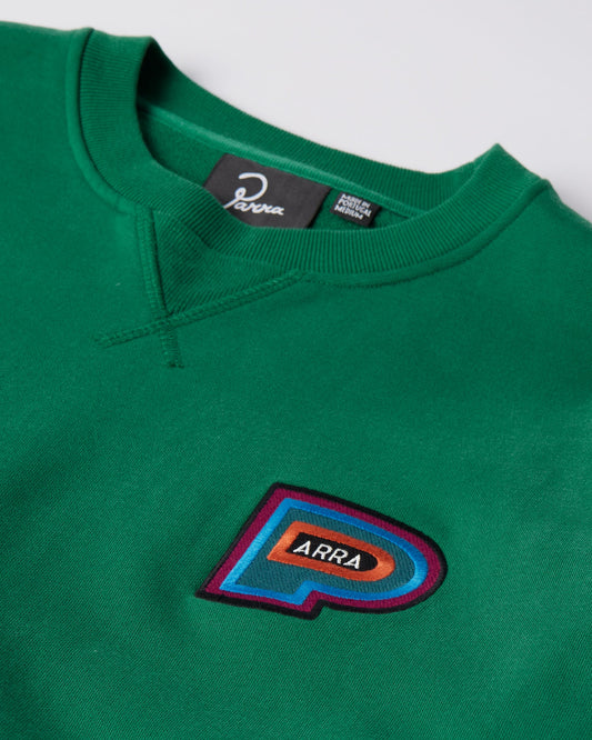 Repeat pea crew neck sweatshirt