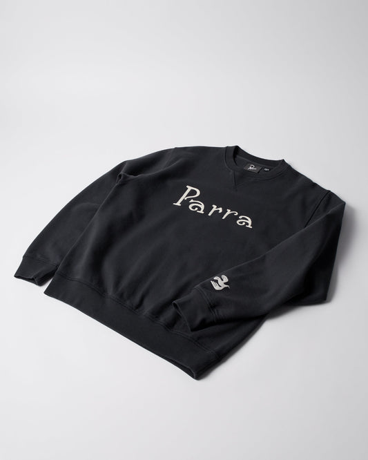 Weird trad logo crew neck sweatshirt