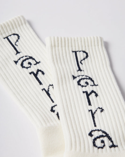 Weird trad logo crew socks