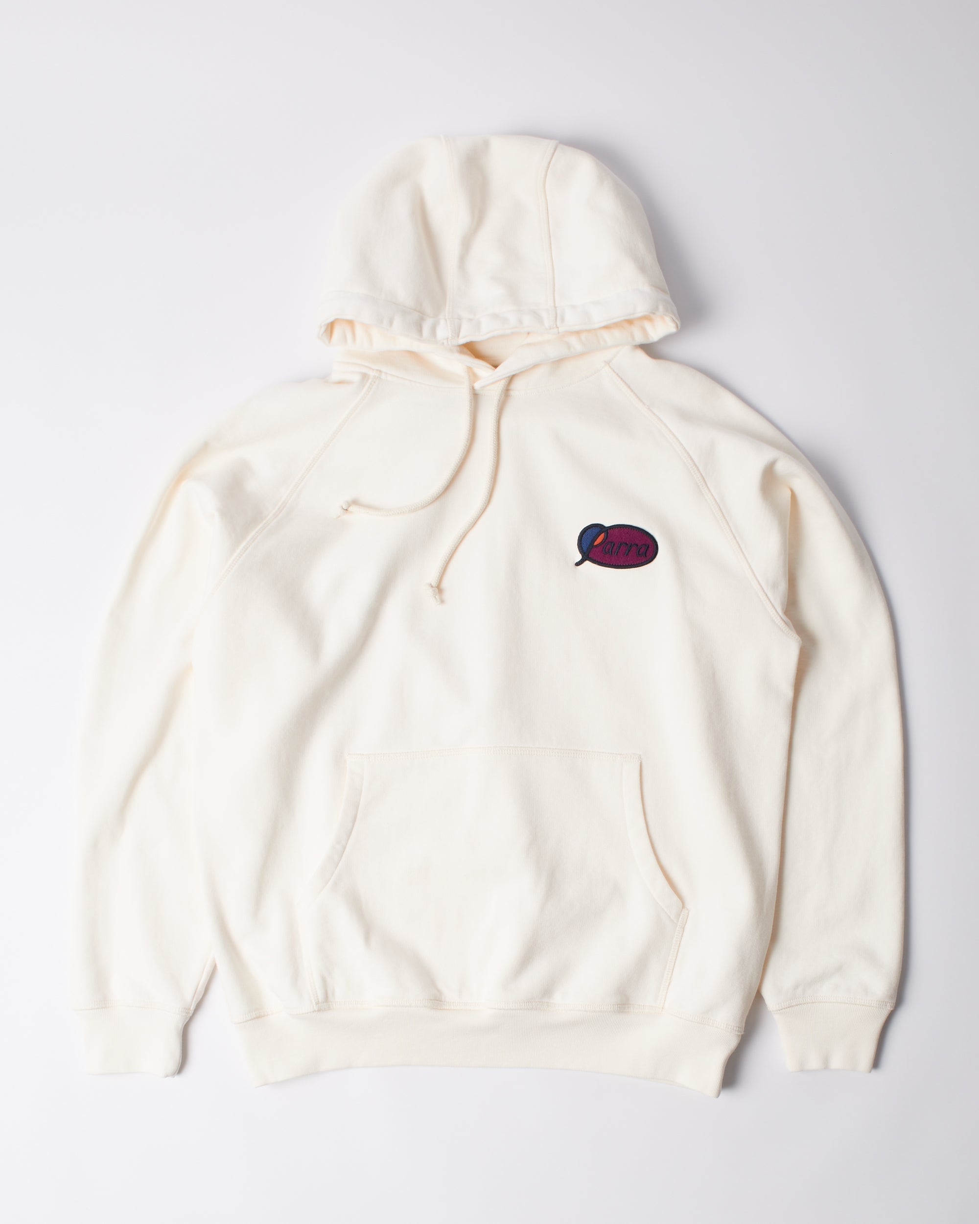 Circled script logo hooded sweatshirt