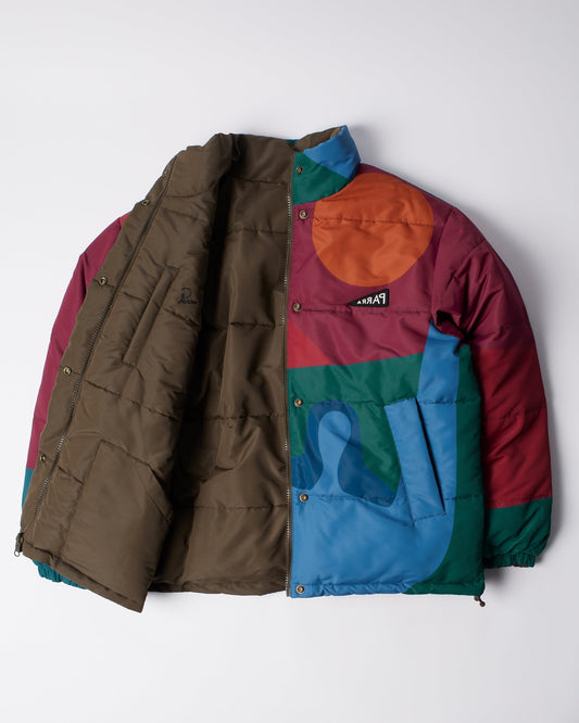 Protect the sun reversible puffer jacket