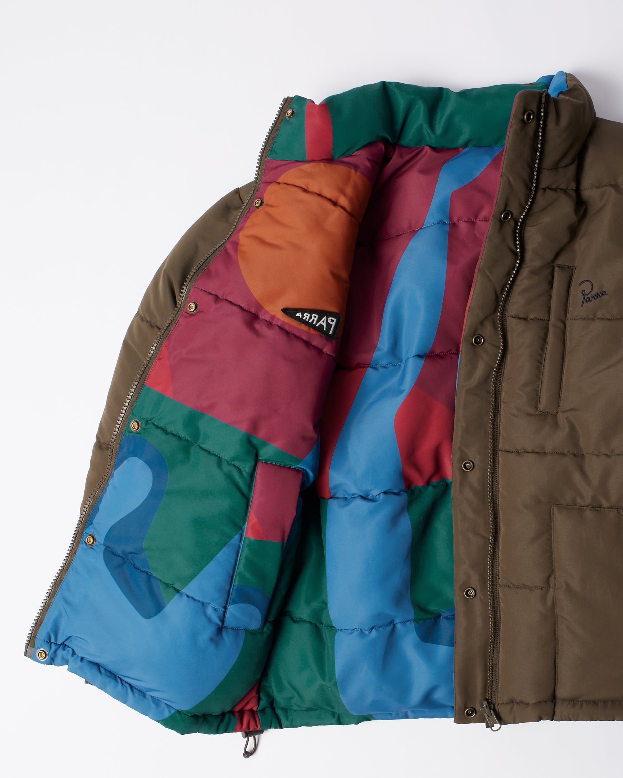 Protect the sun reversible puffer jacket – by Parra EU