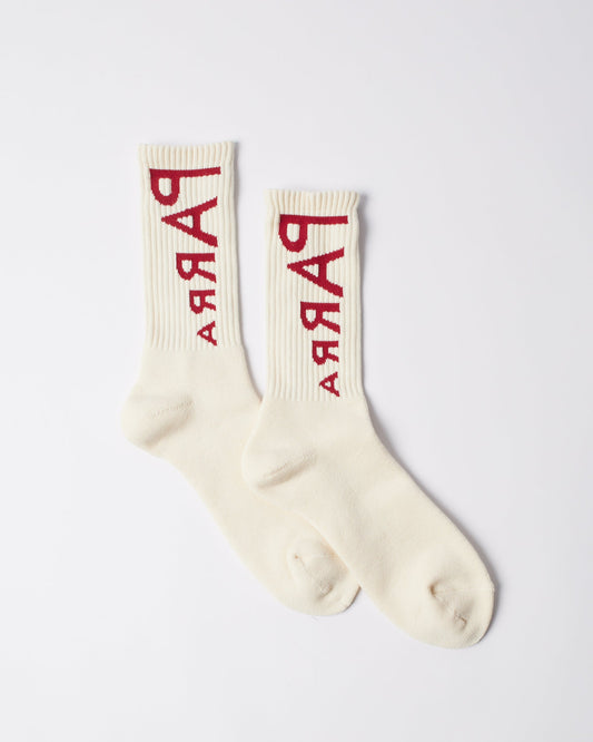 Reversed flag logo crew socks