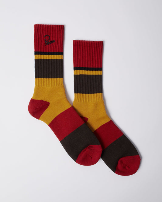 Signature striped crew socks