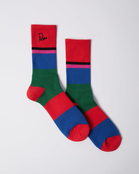 Signature striped crew socks