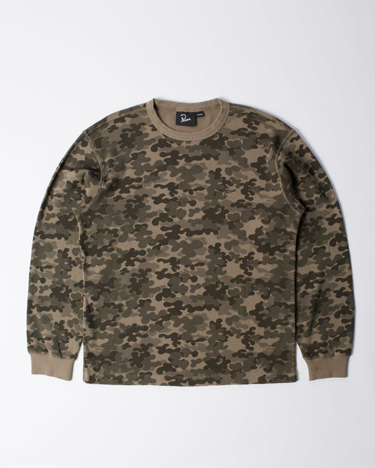 Camo woofles long sleeve t-shirt