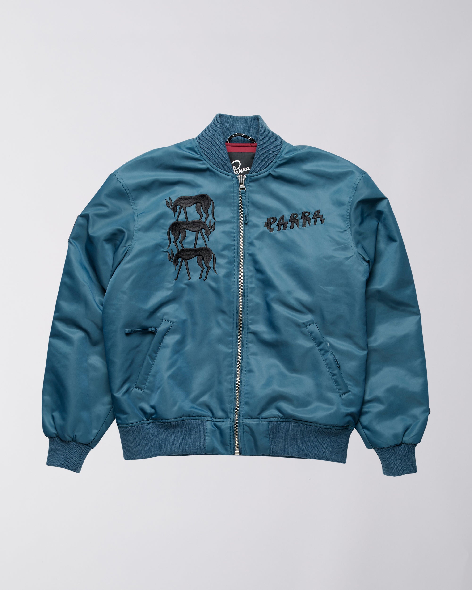 Parra - stacked pets varsity jacket