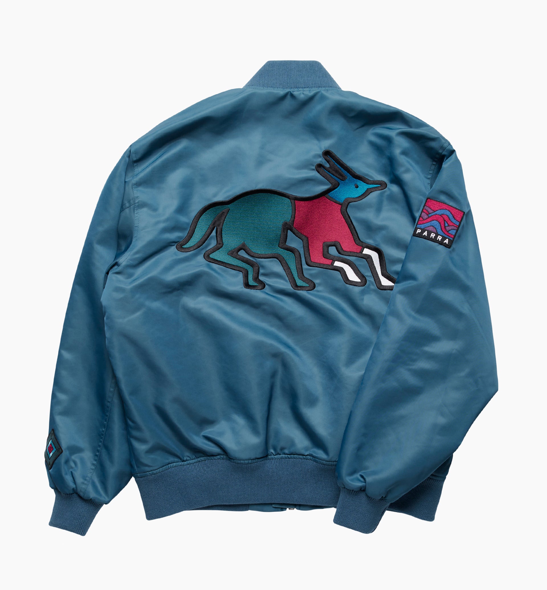 Parra - stacked pets varsity jacket