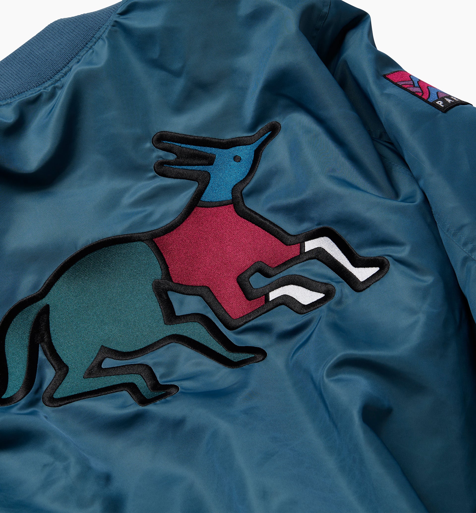 Parra - stacked pets varsity jacket
