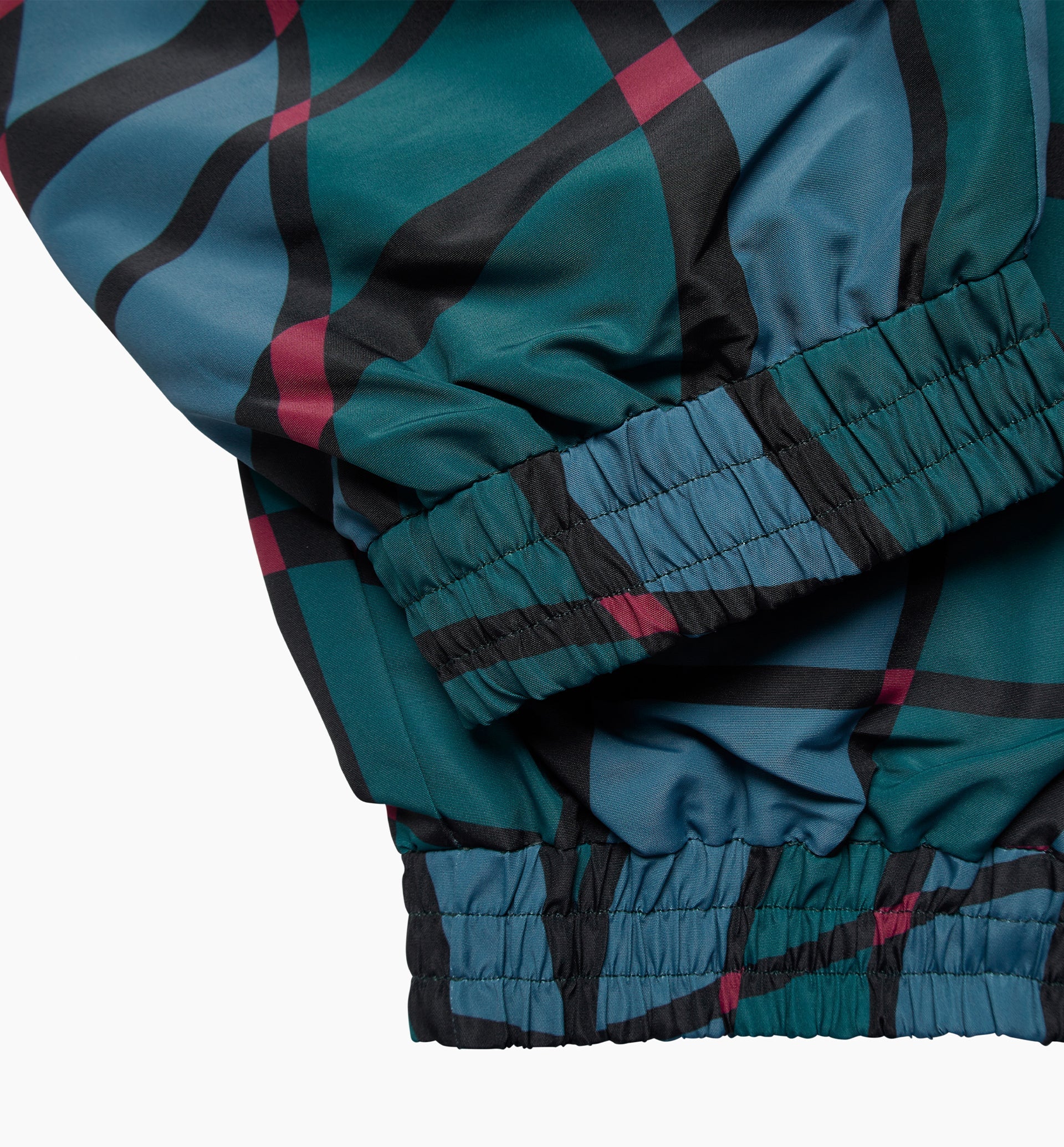 Parra - squared waves pattern track pants