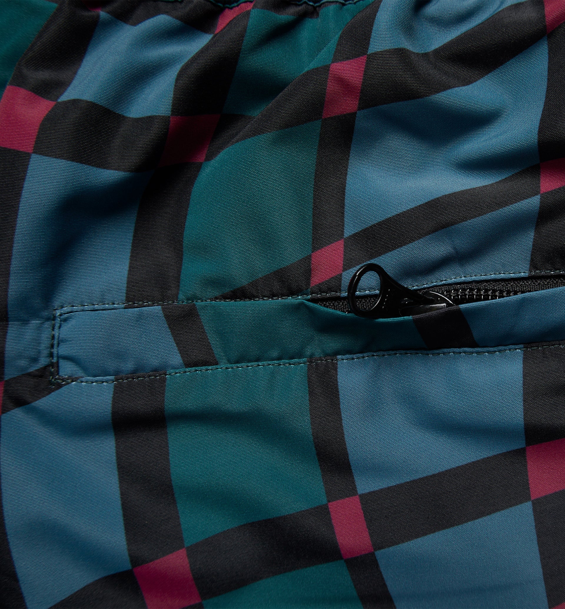 Parra - squared waves pattern track pants