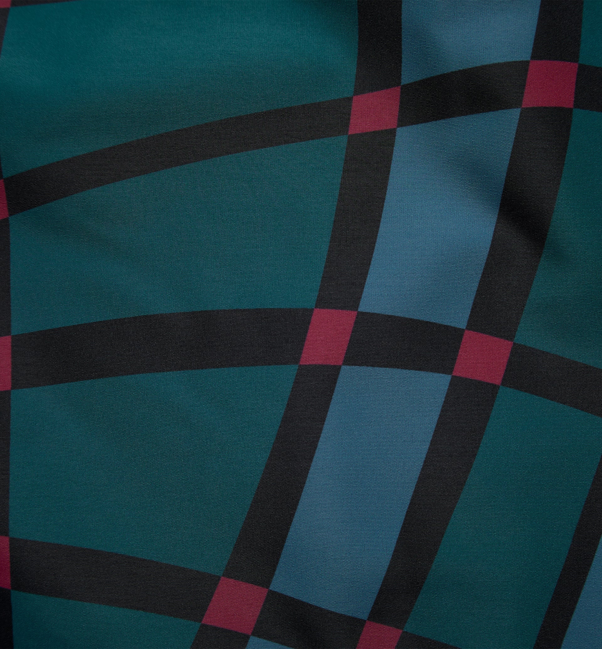 Parra - squared waves pattern track pants