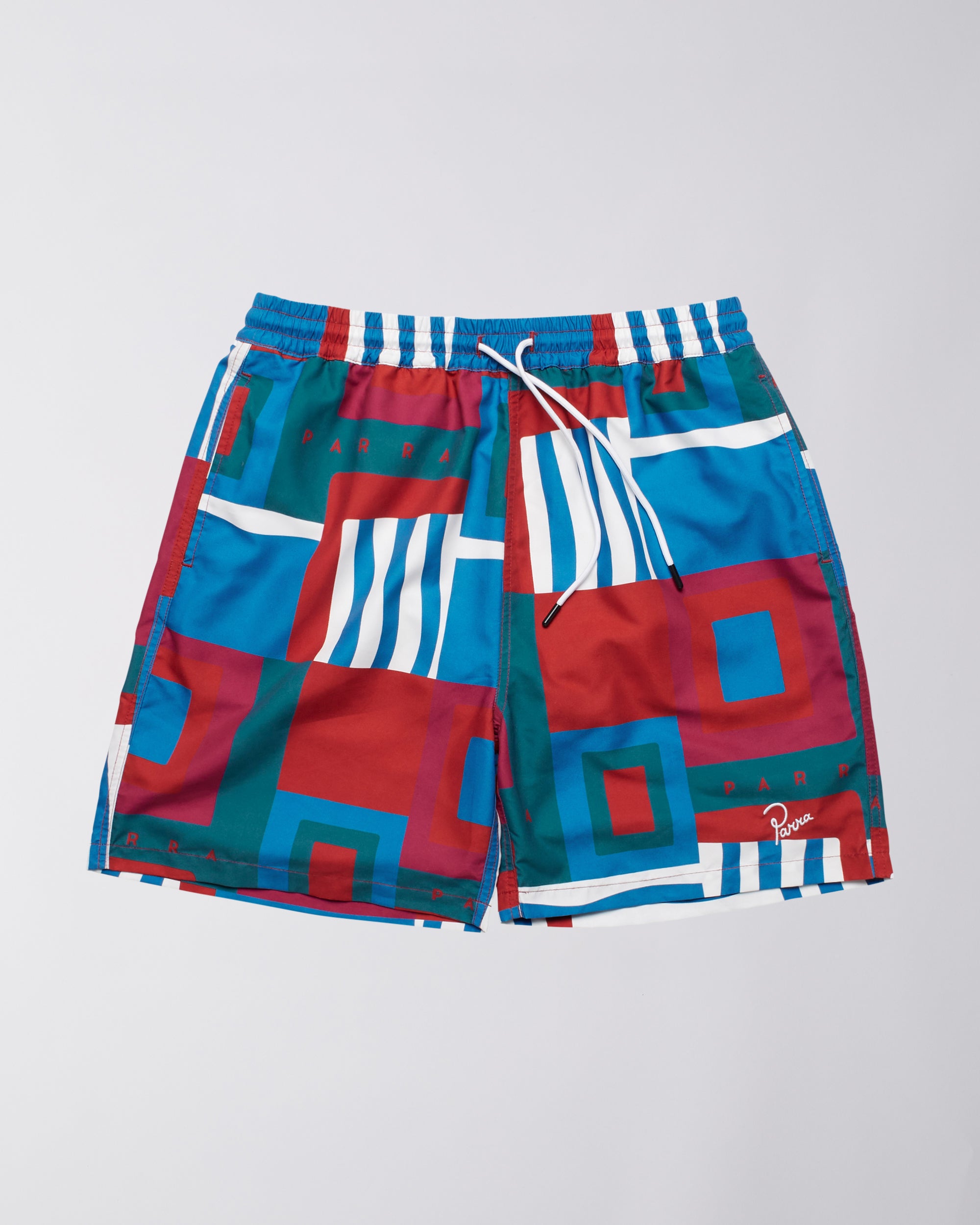 Parra - hot springs pattern swim shorts