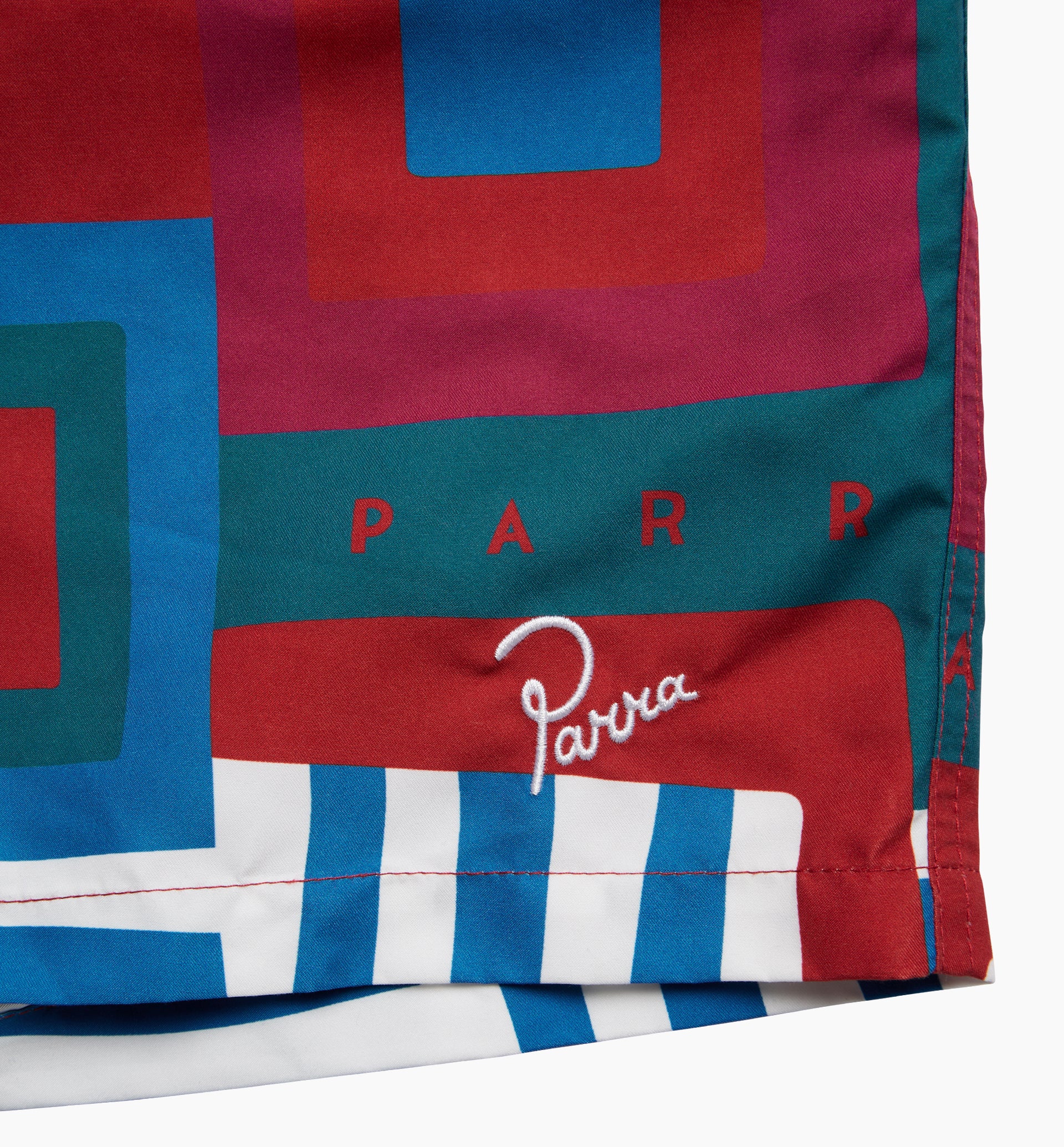Parra - hot springs pattern swim shorts