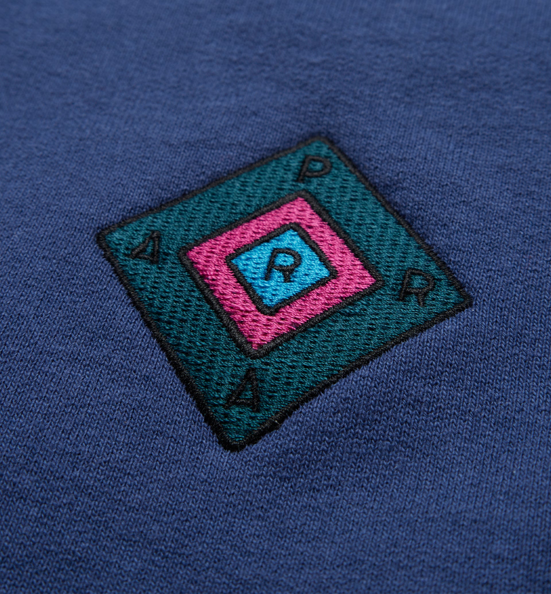Parra - diamond block logo crew neck sweatshirt