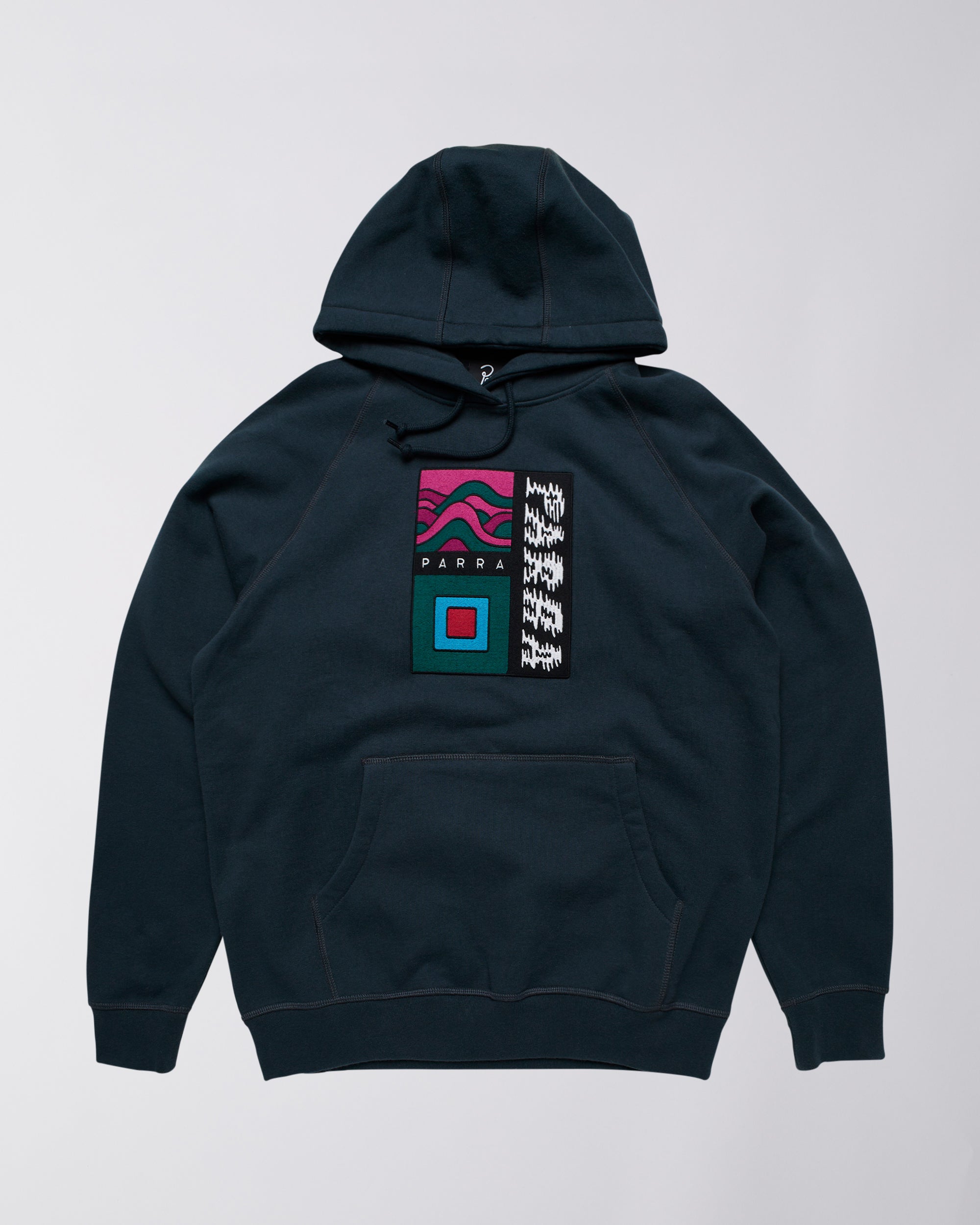 Parra - wave block tremors hooded sweatshirt
