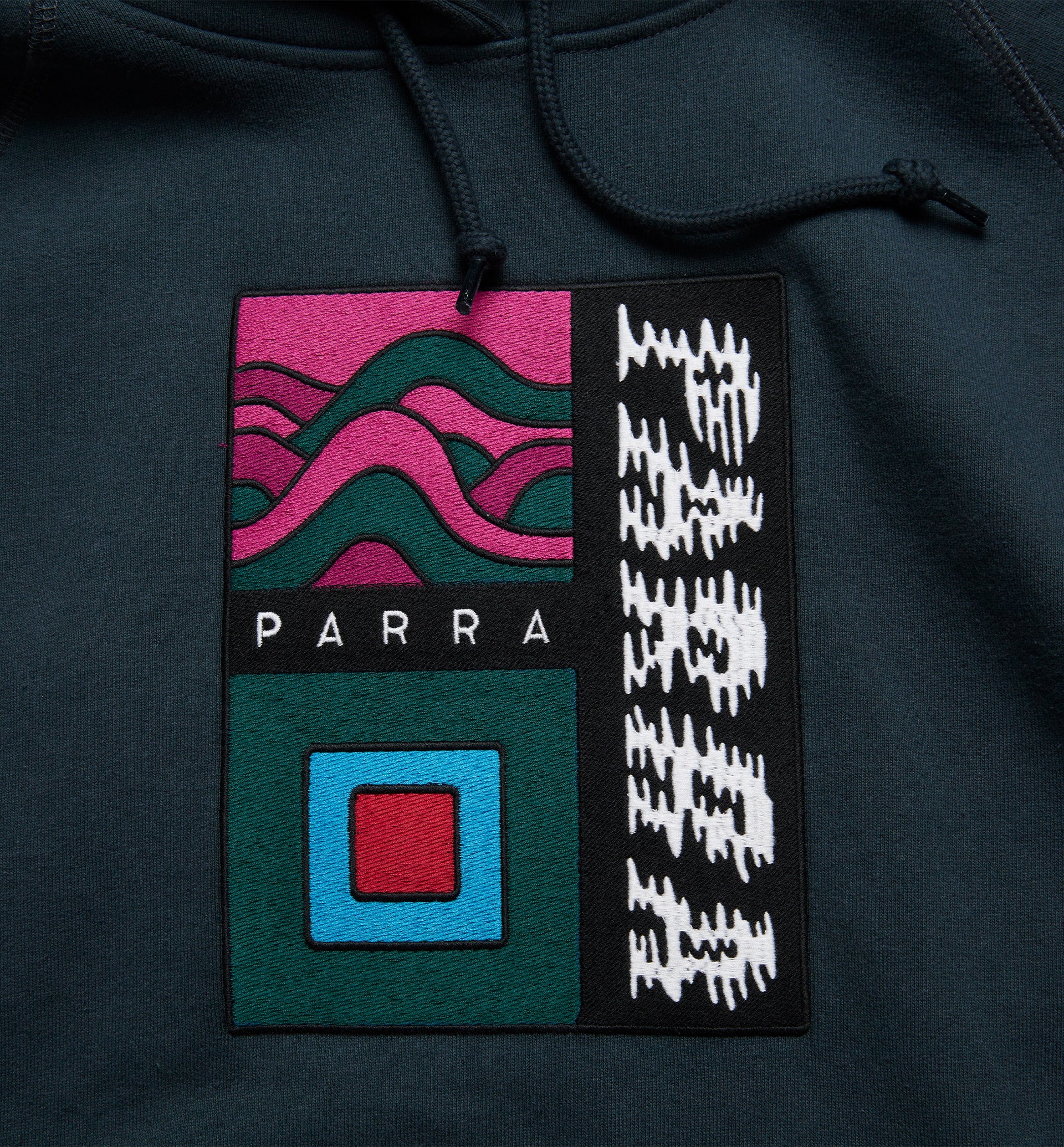 Parra - wave block tremors hooded sweatshirt