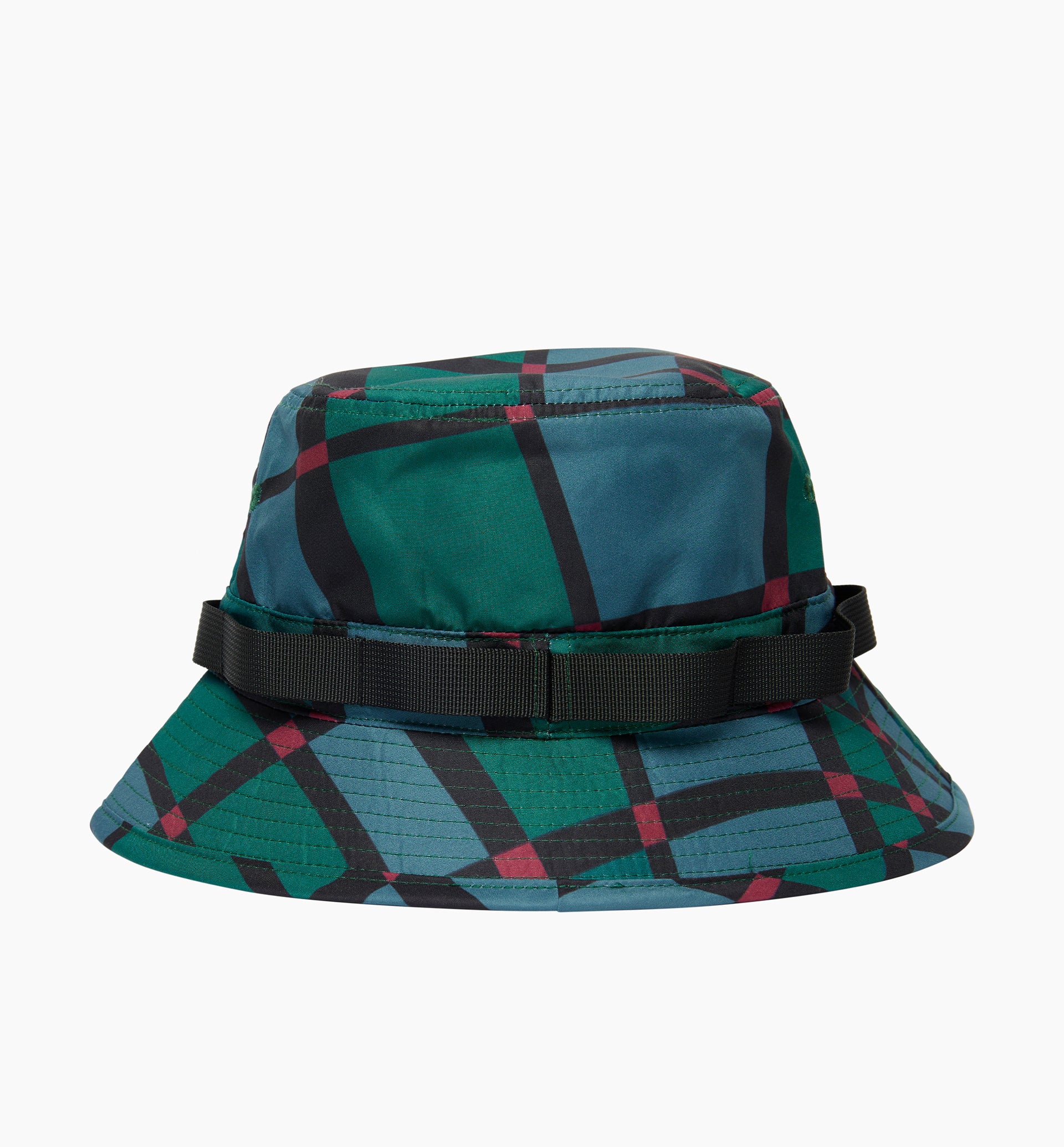 Parra - squared waves pattern safari hat