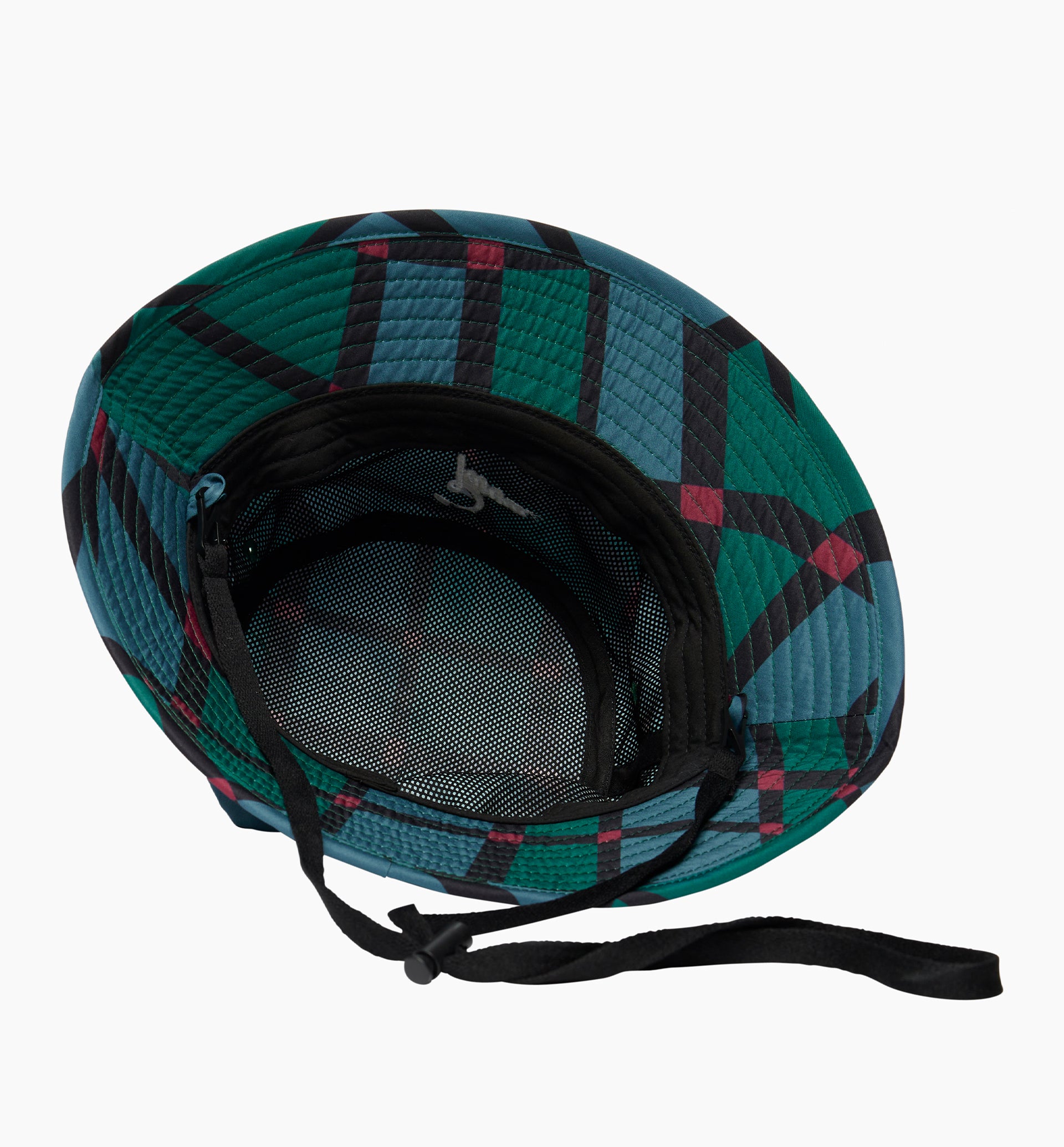 Parra - squared waves pattern safari hat