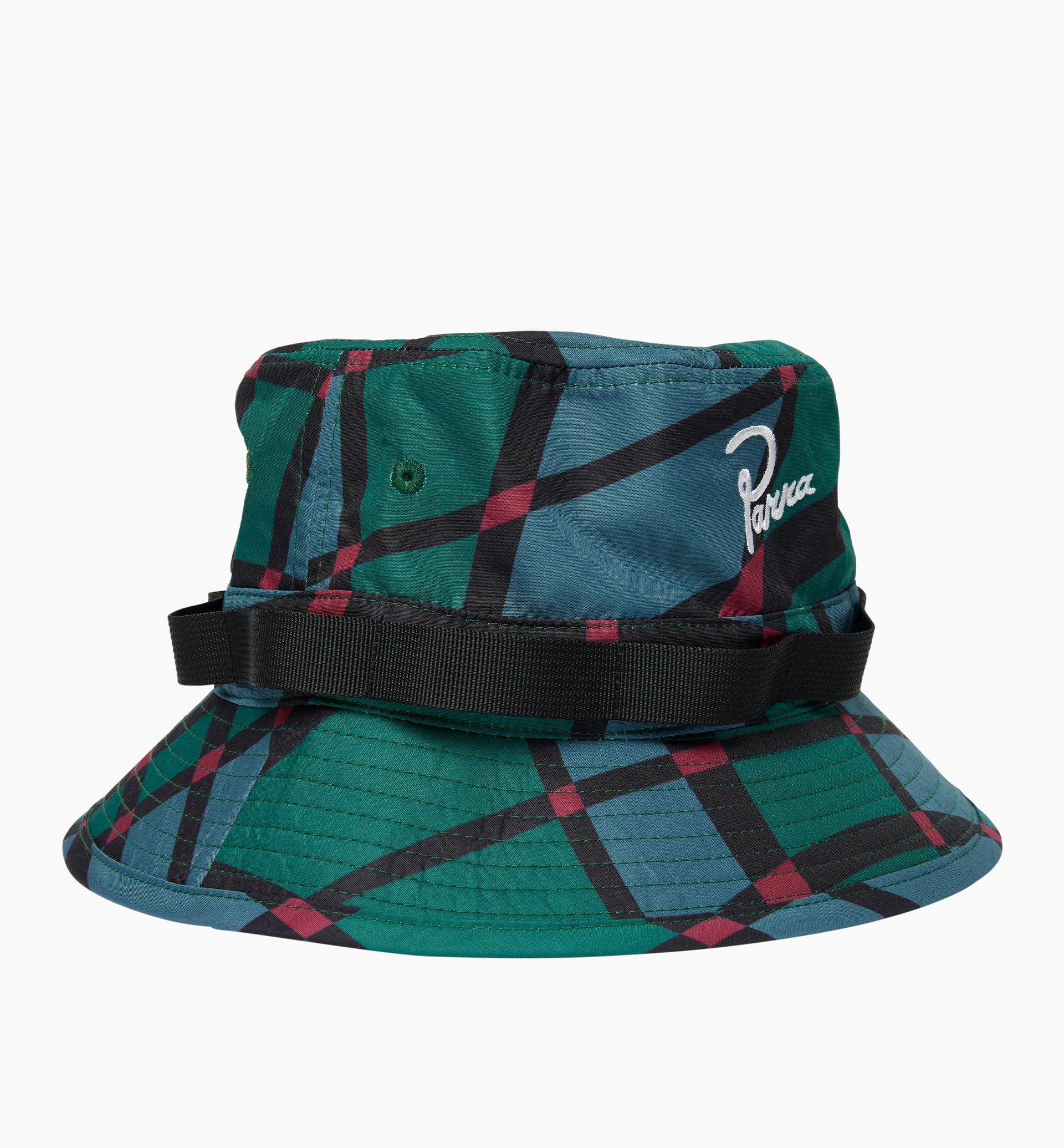 Parra - squared waves pattern safari hat